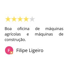 Boa oficiina de máquinas agrícolas e máquinas de construção.