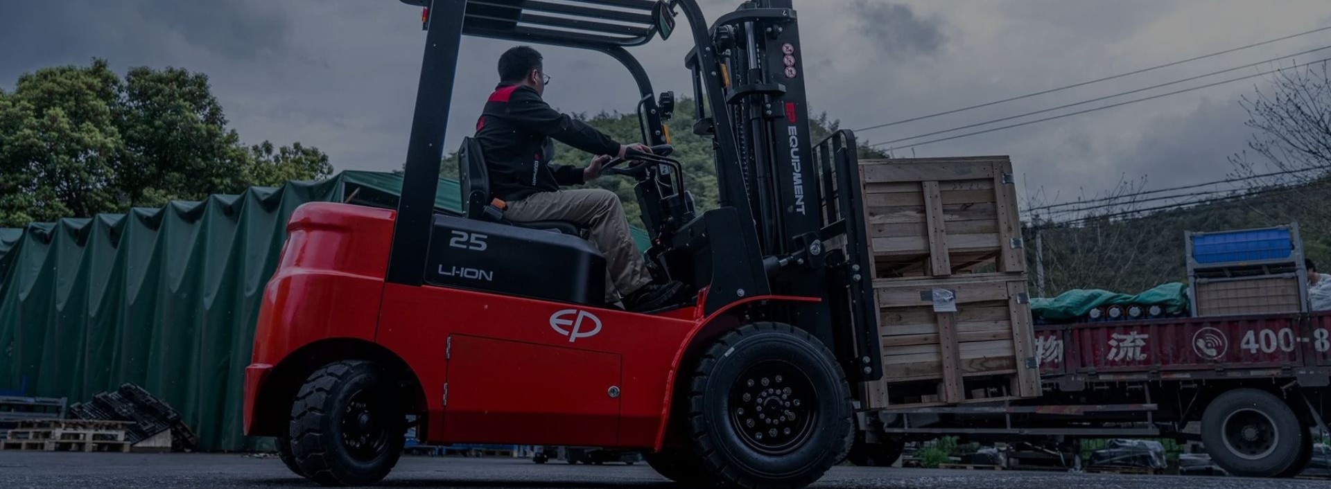 Empilhador elétrico 2.5T Li-Ion